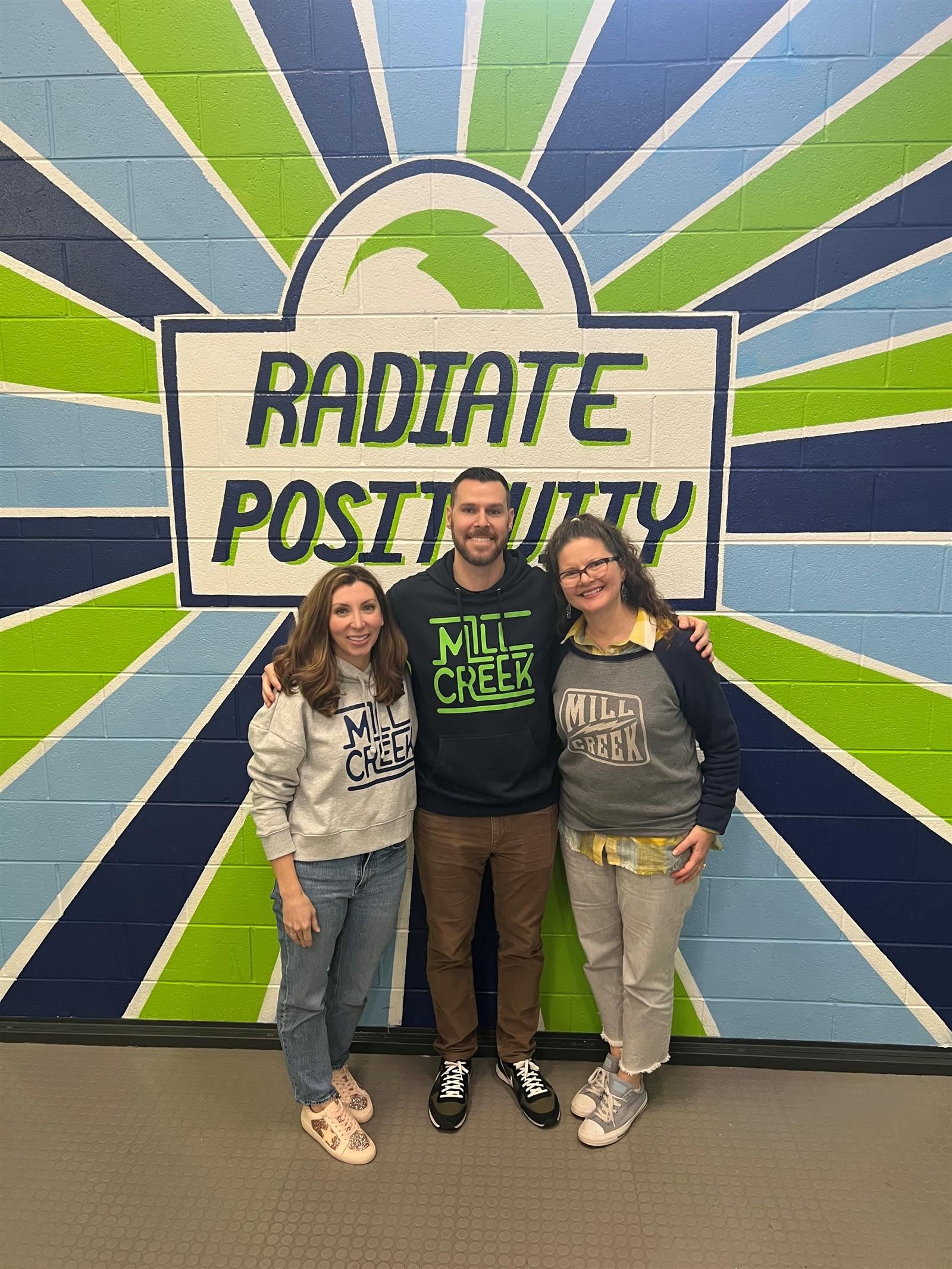 School Counselors Ryan Pepperman, Deb Finch and Callie Hughes